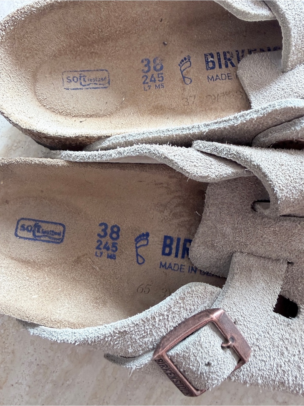 Birkenstock Boston Soft Footbed - Size 38 - Picture 6 of 7